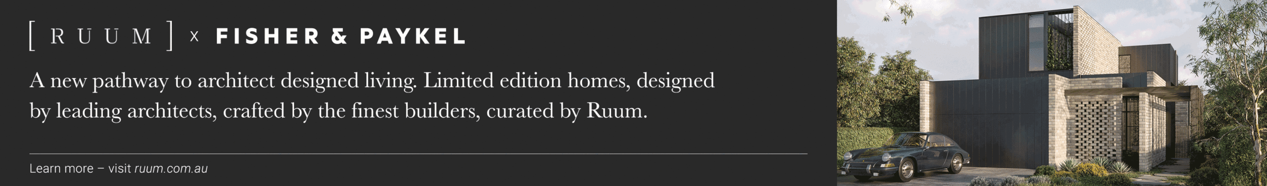 Ruum X Fisher & Paykel Top Home